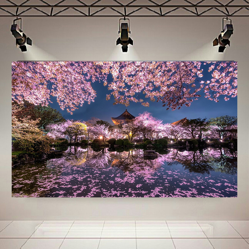 پوستر طرح Japanese temple مدل سبک ژاپنی کد AR31038