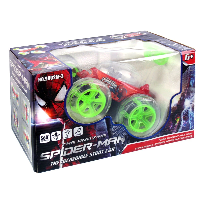 عکس شماره 11 : ماشین بازی کنترلی مدل شارژی دیوانه stunt car کد 9802m-3