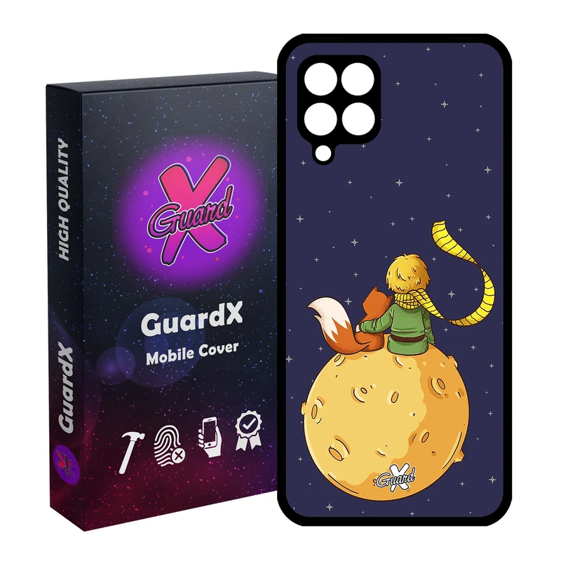 کاور گارد ایکس طرح Little Prince مدل Glass10003 مناسب برای گوشی موبایل سامسونگ Galaxy A12