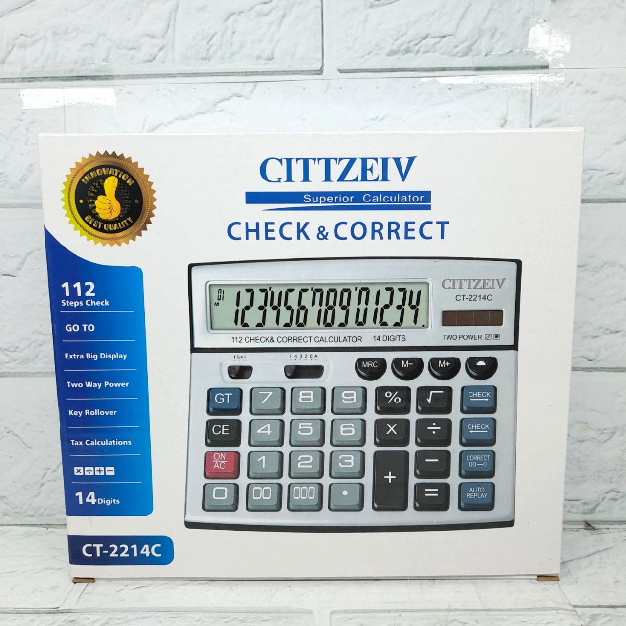ماشین حساب سیتیزیو مدل CT-2214C ماشین حساب سیتیزیو مدل CT-2214C