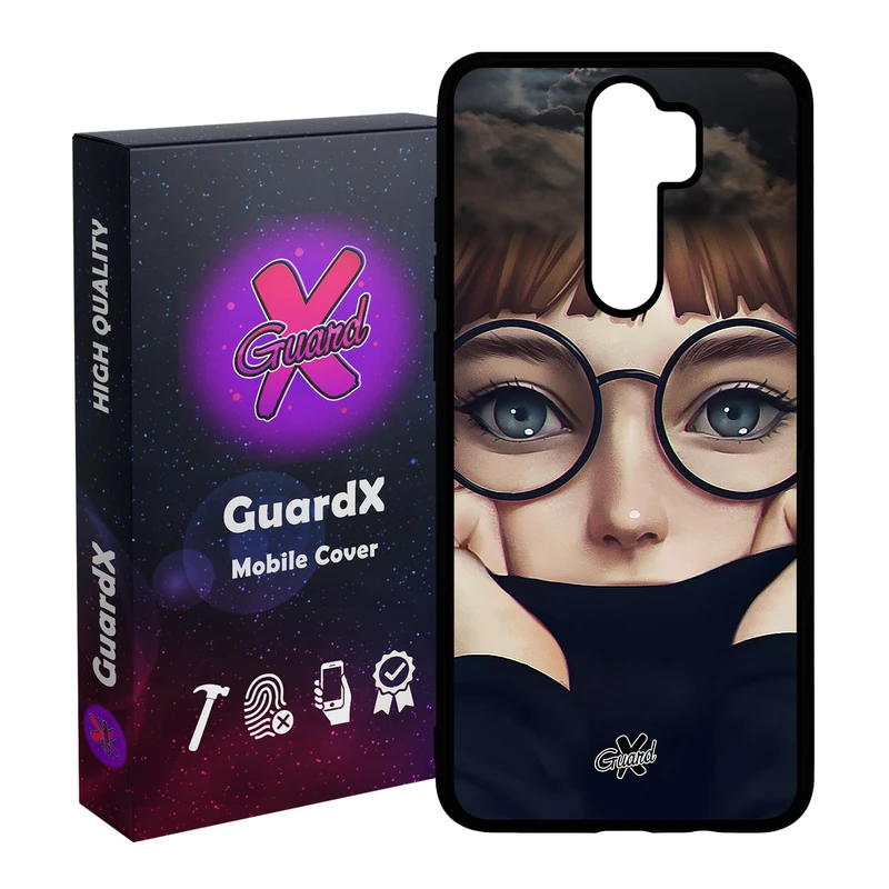 کاور گارد ایکس طرح Girl مدل Glass10040 مناسب برای گوشی موبایل شیائومی Redmi 9 / 9 Prime
