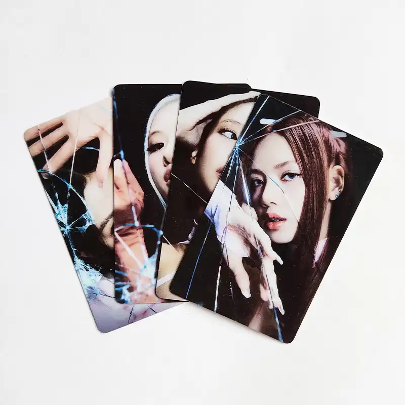 استیکر کارت مدل PH-465 طرح فتوکارت گروه بلک پینک بسته 4 عددی