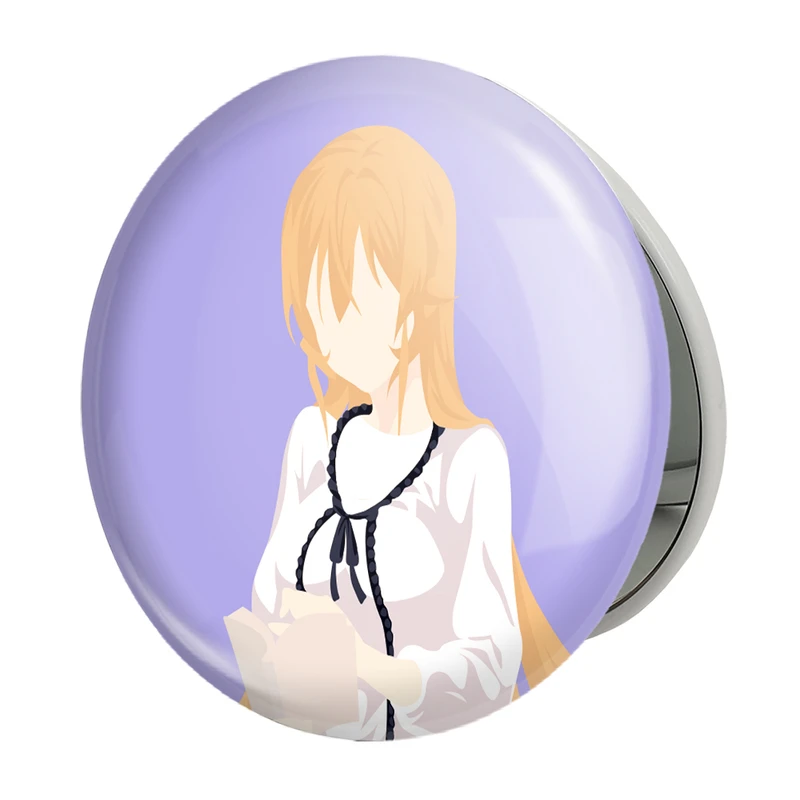 آینه جیبی خندالو طرح ارینا انیمه جنگ غذاها Food Wars مدل تاشو کد 17000 