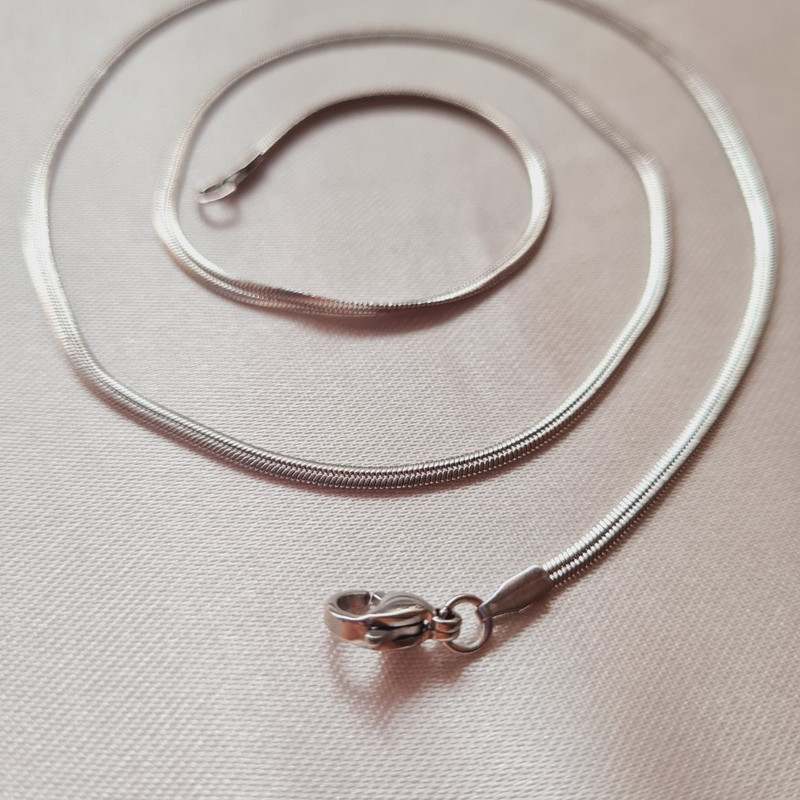 زنجیر زنانه استینلس استیل مدل ماری کد sm3