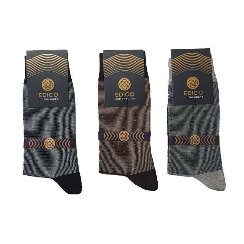 جوراب مردانه مدل B03 بسته 3 عددی