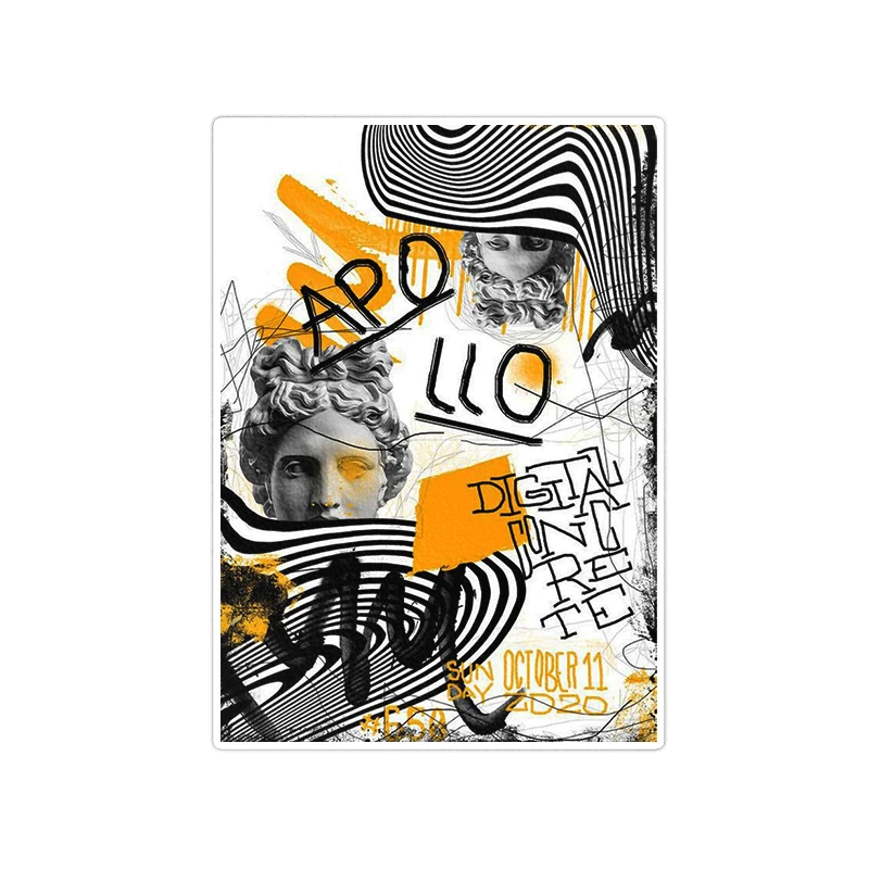      استیکر لپ تاپ ماسا دیزاین طرح APOLLO مدل STKA00375