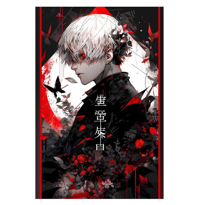 پوستر مدل کانکی Kaneki طرح انیمه توکیو غول Tokyo ghoul کد 414