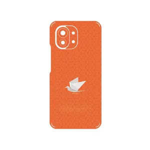 MAHOOT Minimalist origami bird Cover Sticker for Xiaomi Mi 11 5G