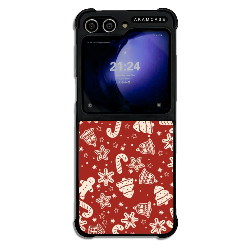 کاور آکام مدل AMCWSGZFLIP5-CHRISTMAS5 مناسب برای گوشی موبایل سامسونگ Galaxy Z Flip 5