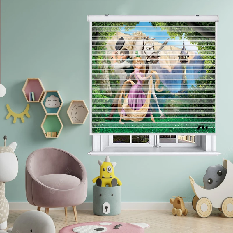 پرده زبرا زیو مدل سیلوئت K3020 سایز 150x150 سانتی متر