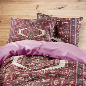 سرویس روتختی مدوپد طرح فرش قرجه سه‌ترنج مدل C-Gharche06 یک نفره 4 تکه