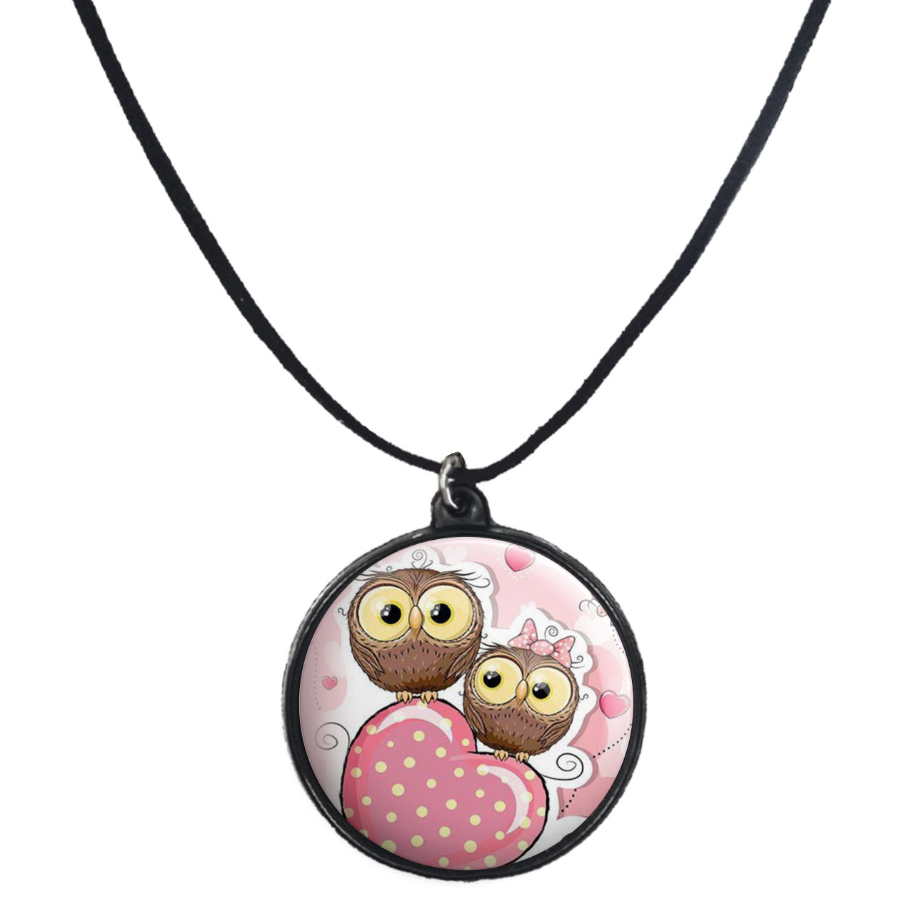 گردنبند پرمانه طرح عاشقانه کد pmb.7074 مدل دو طرفه