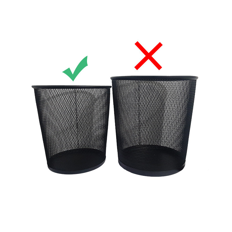 سطل زباله اداری سایز متوسط مدل توری فلزی