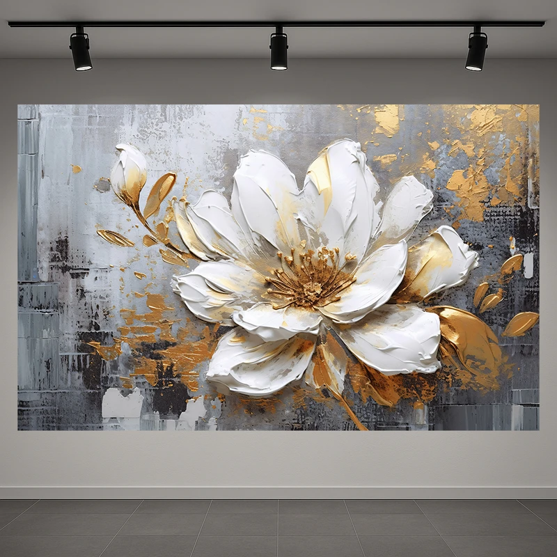 پوستر طرح نقاشی انتزاعی مدل گل کد PD1311392