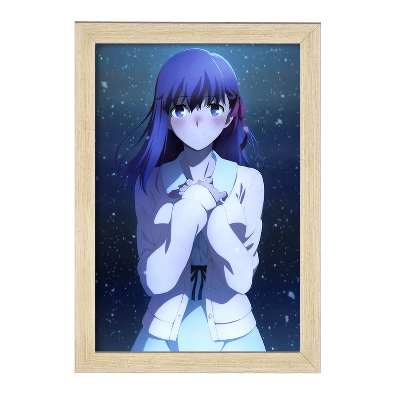 تابلو خندالو مدل ساکورا انیمه فیت استی نایت Fate Stay Night  کد 22757