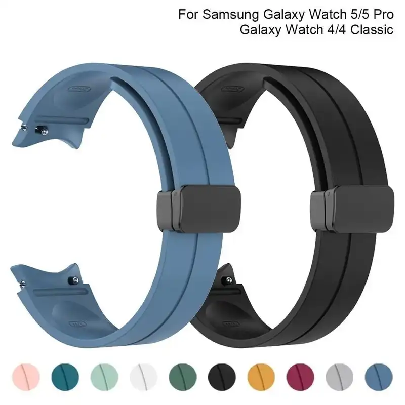 بند مدل magnetsil مناسب برای ساعت هوشمند سامسونگ galaxy watch5 pro