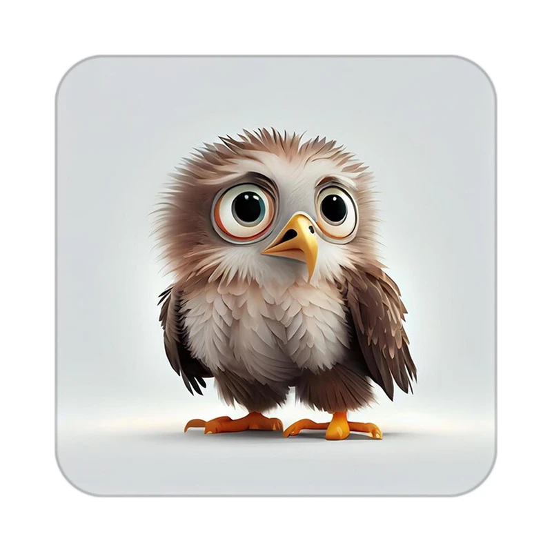 زیر لیوانی کاکتی طرح حیوانات کارتونی مدل mp27441