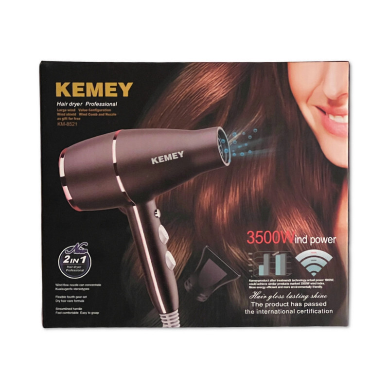 سشوار حرفه ای کمی مدل KM-8521
