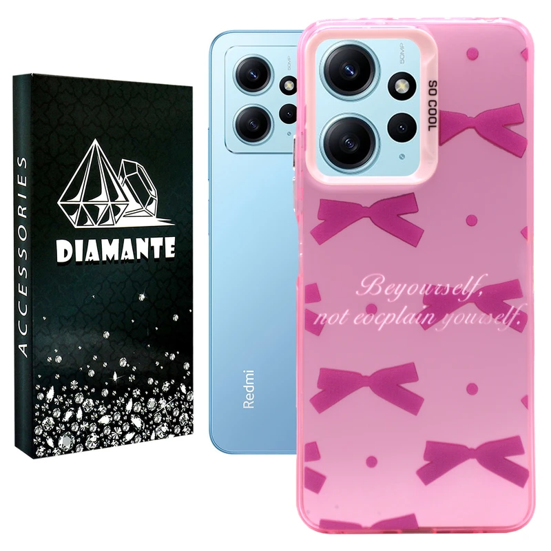کاور دیامانته مدل Papillon Bk مناسب برای گوشی موبایل شیائومی Redmi Note 12 4G 