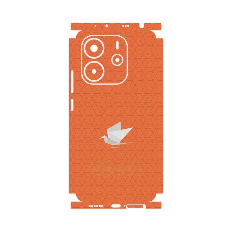 برچسب پوششی ماهوت مدل Minimalist origami bird-FullSkin مناسب برای گوشی موبایل شیائومی Redmi Note 14 4G