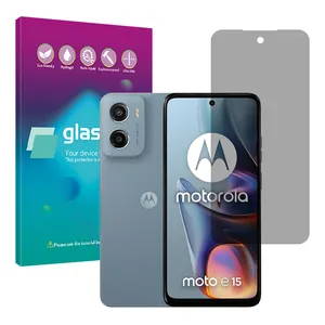Glass Pro Resistant model privacy screen protector suitable for Motorola Moto E15 Mobile phone 