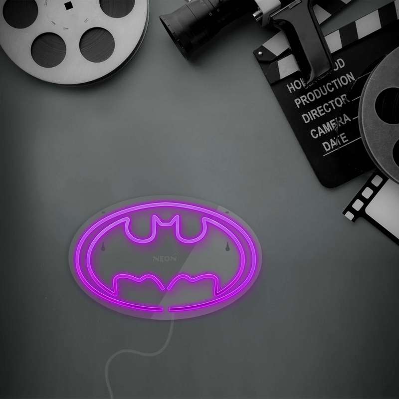 چراغ دیواری نئون دیزاین طرح Batman_PR