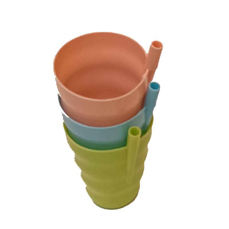 لیوان کودک مدل نی دار مجموعه 3 عددی