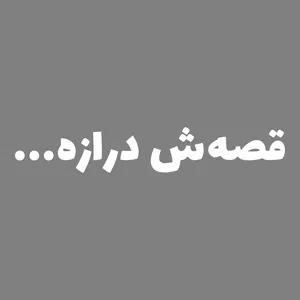 برچسب بدنه خودرو طرح قصه‌ش درازه... کد MT-W434 