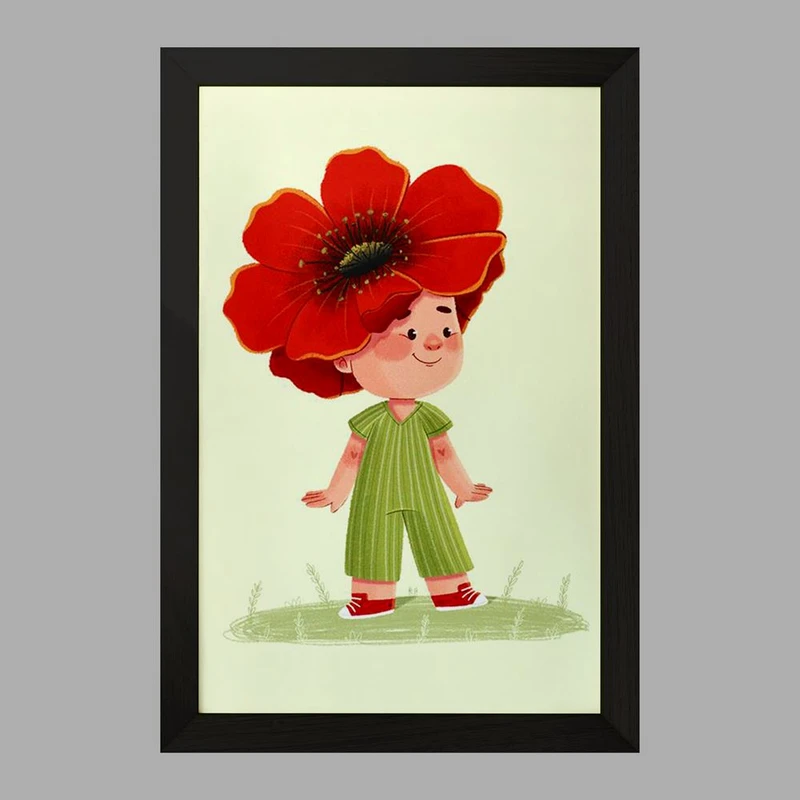 تابلو خندالو مدل دخترانه فانتزی کد 25729