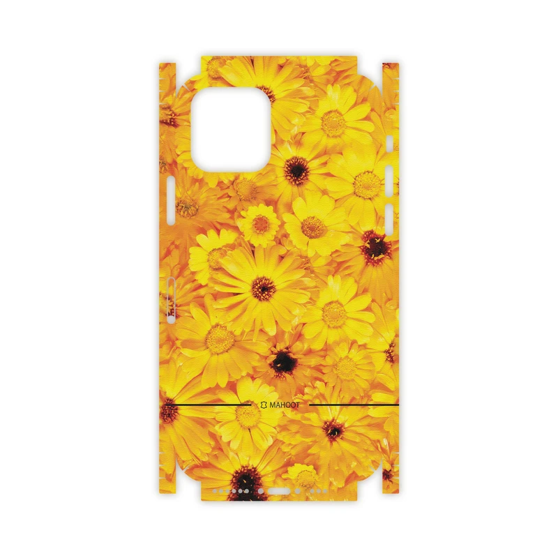 برچسب پوششی ماهوت مدل Yellow-Flower-FullSkin مناسب برای گوشی موبایل اپل iPhone 11 Pro