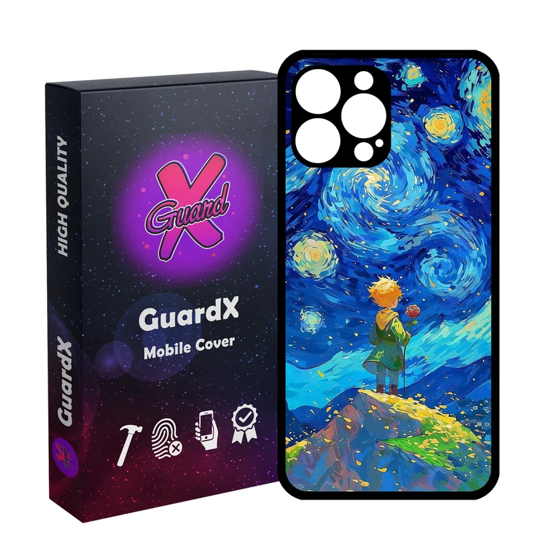 کاور گارد ایکس طرح شازده کوچولو مدل Glass10774 مناسب برای گوشی موبایل اپل iPhone 13 Pro Max