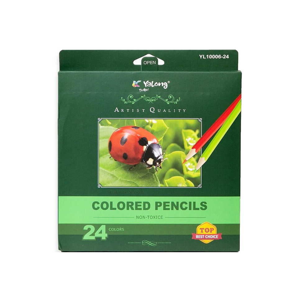 مداد رنگی 24 رنگ یالونگ کد 10006-24