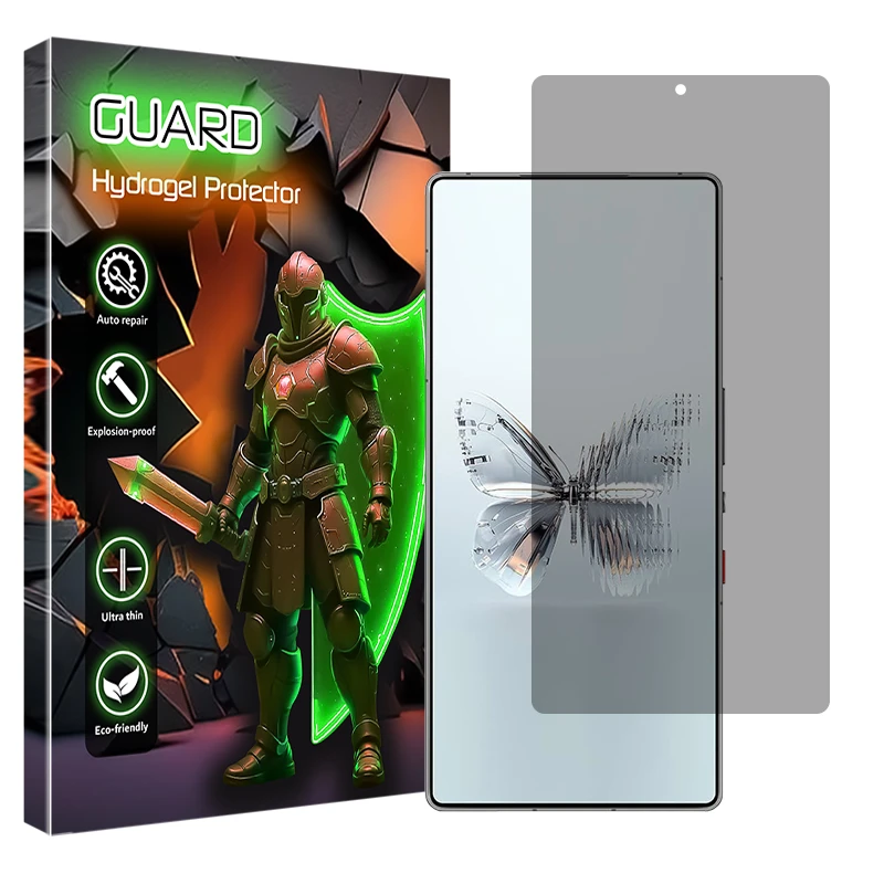 محافظ صفحه نمایش حریم شخصی گارد مدل Tough مناسب برای گوشی موبایل زد تی ای Nubia RedMagic 10 Pro