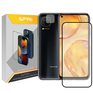 محافظ لنز دوربین اسپریگ مدل SH-FU مناسب برای گوشی موبایل هوآوی Nova 7i / P40 Lite به همراه محافظ صفحه نمایش