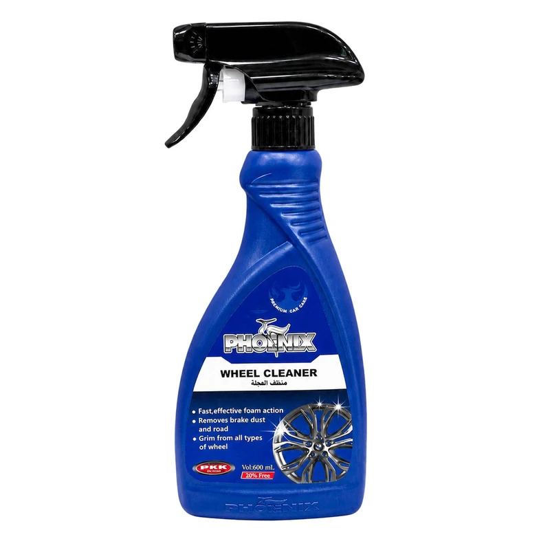 اسپری رینگ خودرو فونیکس مدل WHEEL CLEANER حجم 600 میلی لیتر