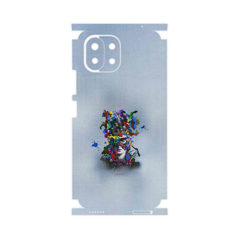 برچسب پوششی ماهوت مدل Collage of surreal Portrait of Women 4-FullSkin مناسب برای گوشی موبایل شیائومی 11 Lite 5G NE