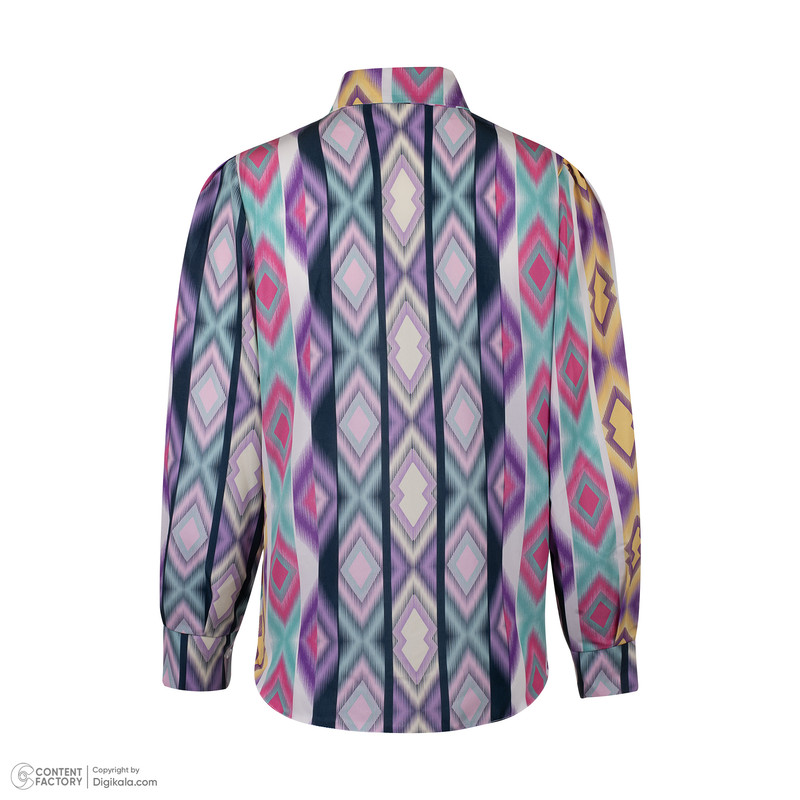 شومیز آستین بلند زنانه مدل لوزی کد blbl101