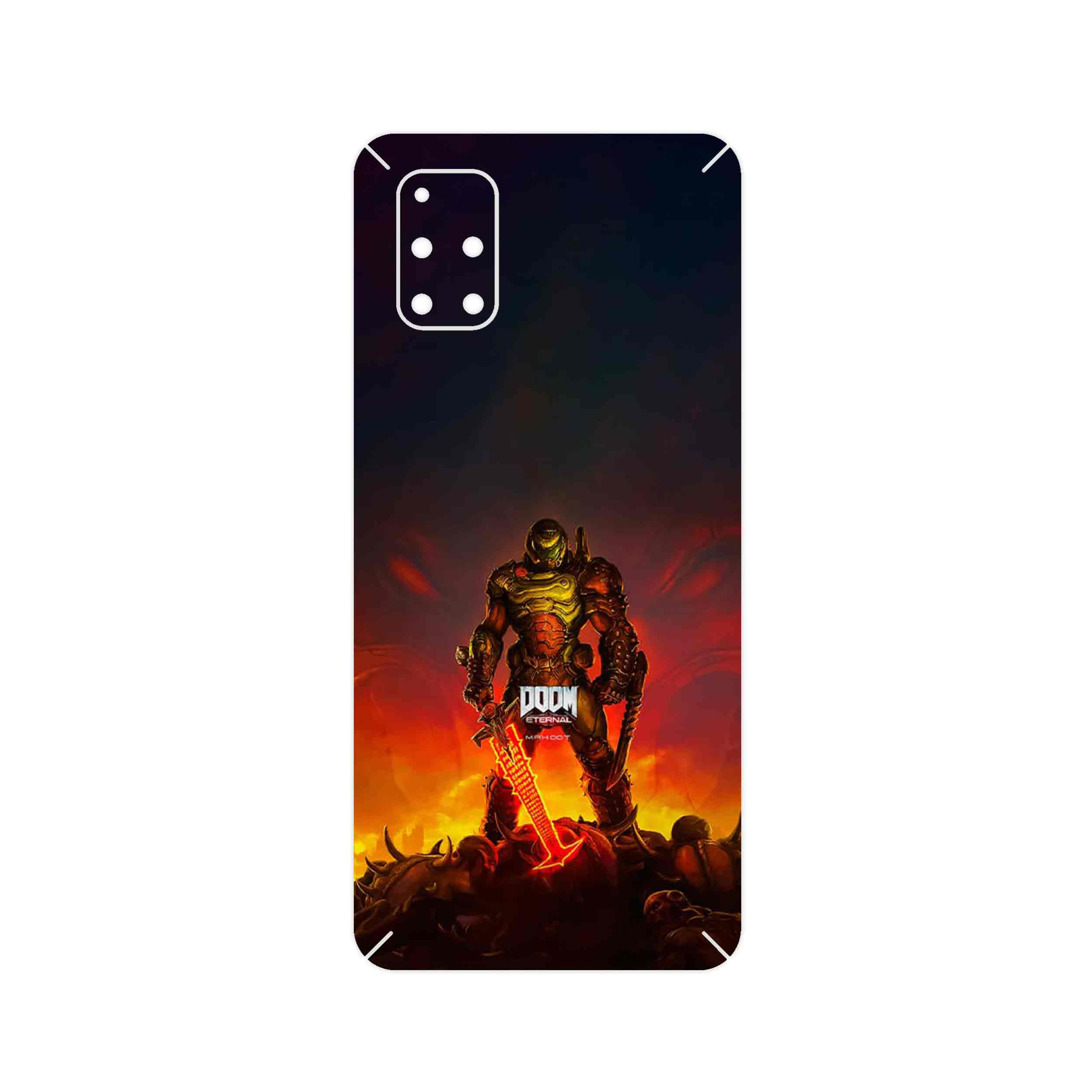 برچسب پوششی ماهوت مدل DOOM Game Series مناسب برای گوشی موبایل سامسونگ Galaxy M51