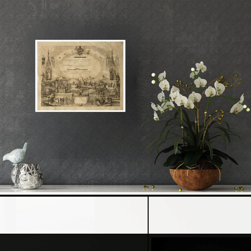 پوستر مدل  گواهینامه شوالیه‌های تمپلار 