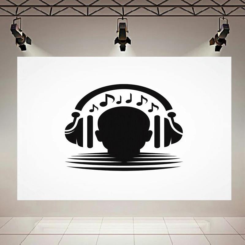 تابلو بوم طرح مخمل لوگو مدل موسیقی کد AR305215