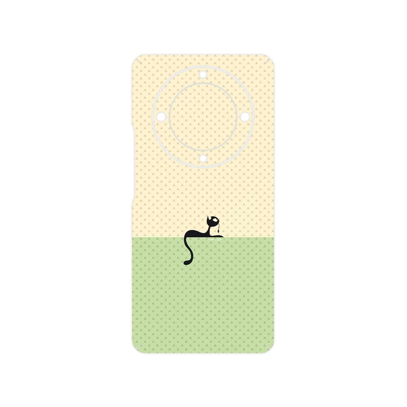 برچسب پوششی ماهوت مدل Minimal Internet Cat Icon مناسب برای گوشی موبایل آنر Magic 5 Lite