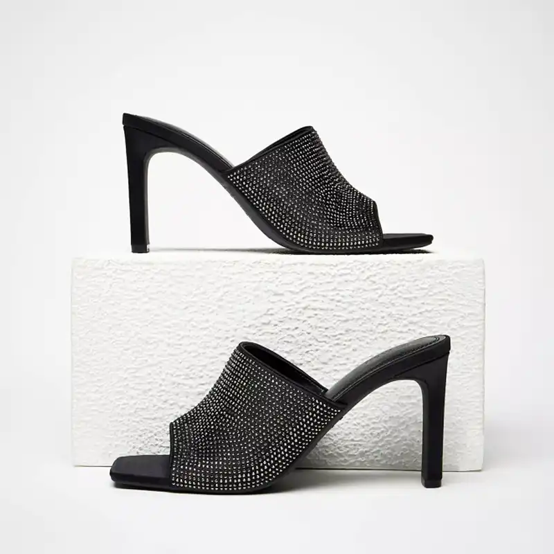 صندل زنانه مکس مدل Embellished Stiletto