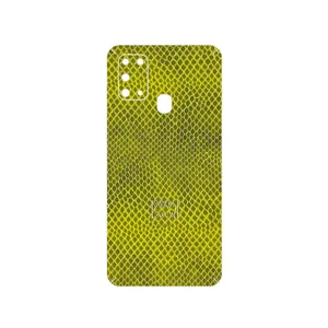 MAHOOT Yellow Snake Skin Cover Sticker for Samsung Galaxy M31