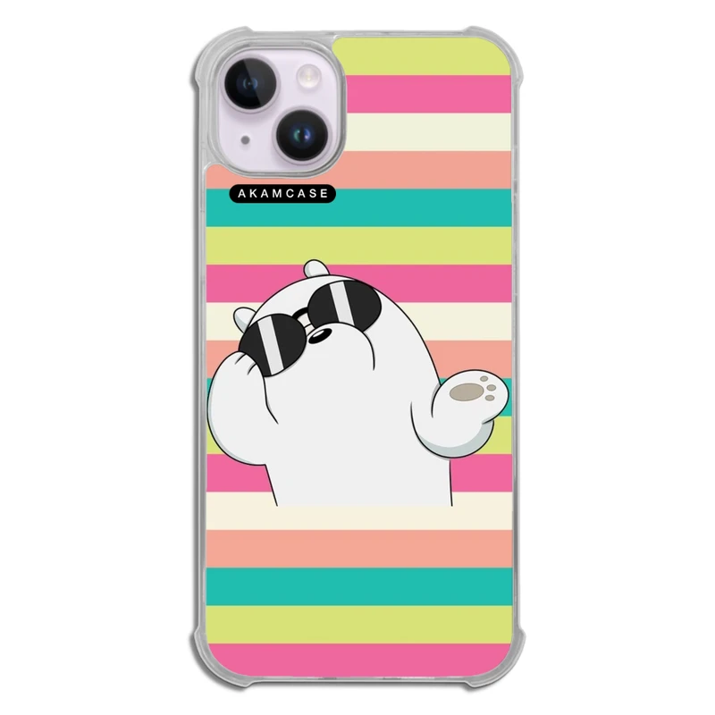 کاور آکام مدل AMCWTA14PLUS-BARE BEAR11 مناسب برای گوشی موبایل اپل iPhone 14 Plus