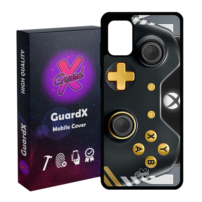 کاور گارد ایکس طرح XBox Conroller مدل Glass10090 مناسب برای گوشی موبایل سامسونگ Galaxy A51