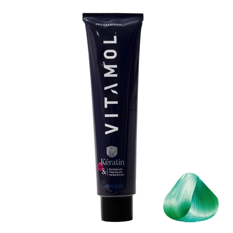    کیت رنگ مو ویتامول سری Fashion حجم 120 میلی لیتر رنگ یشمی