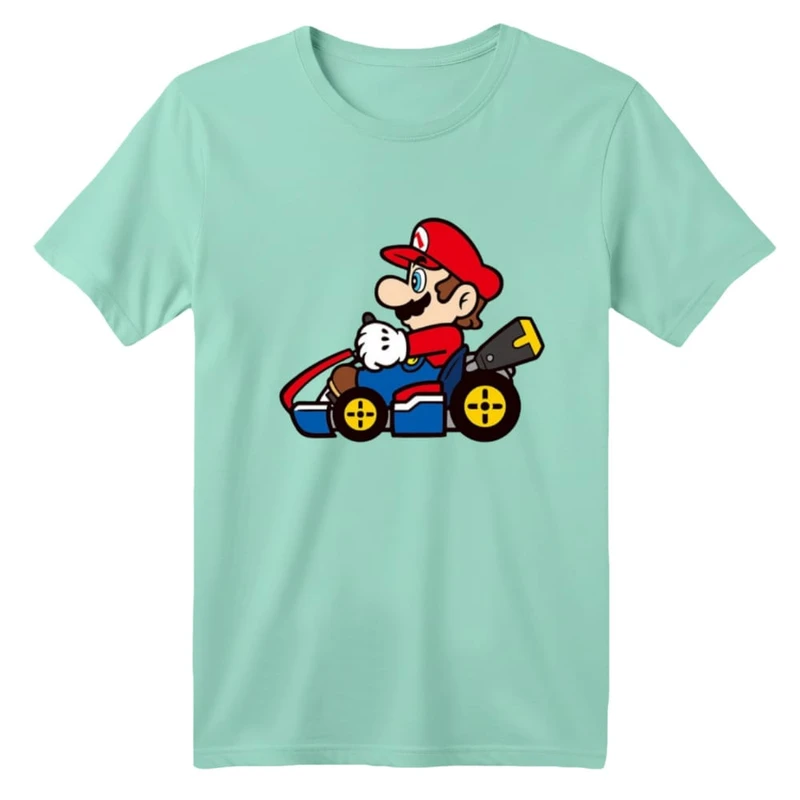 تی شرت آستین کوتاه بچگانه مدل ماریو کد ۶