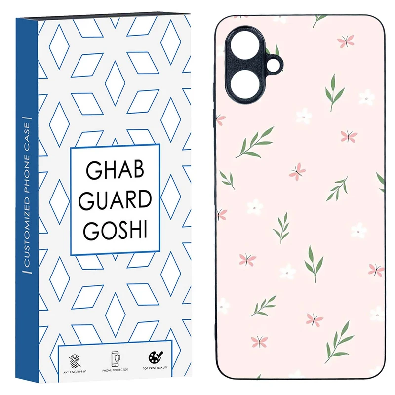 کاور قاب گارد گوشی طرح گل صورتی کد TPU-056 مناسب برای گوشی موبایل سامسونگ  Galaxy A06