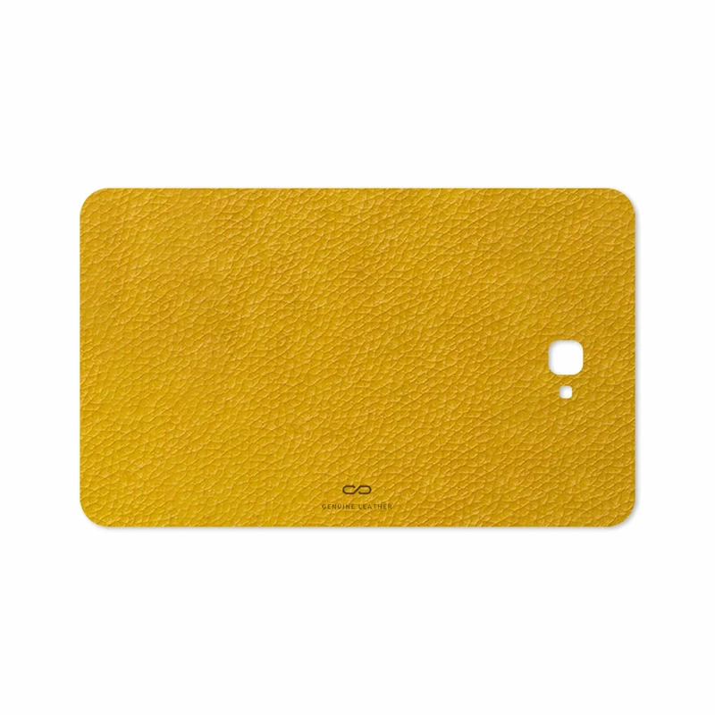 برچسب پوششی ماهوت مدل Mustard-Leather مناسب برای تبلت سامسونگ Galaxy Tab A 10.1 2016 T580