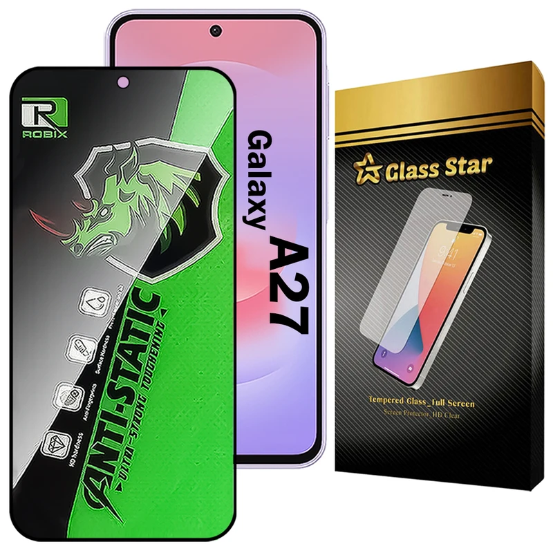 محافظ صفحه نمایش گلس استار مدل ROBIXG مناسب برای گوشی موبایل سامسونگ Galaxy A27